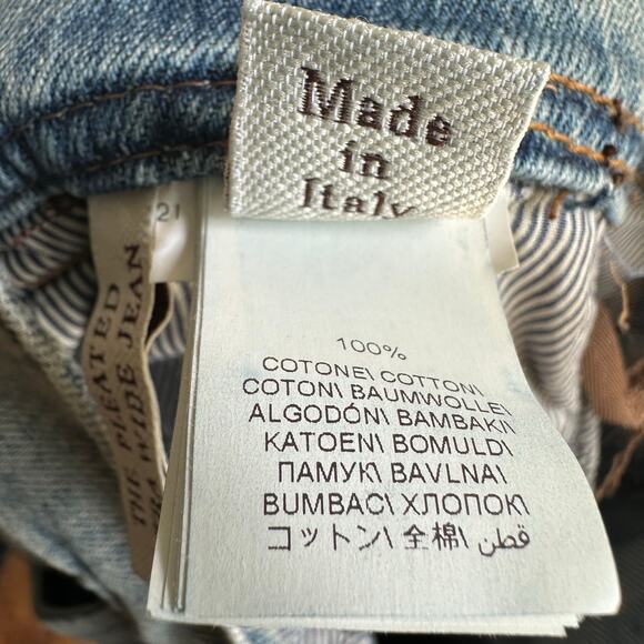 Brunello Cucinelli The Pleated Extra Wide Leg Jean - Picture 9 of 12